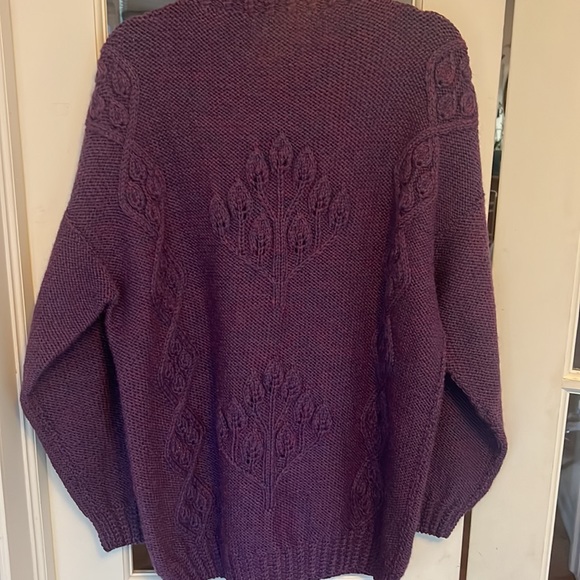 RARE Vintage Mary Smith design 100% wool knit Irish sweater - Picture 6 of 6